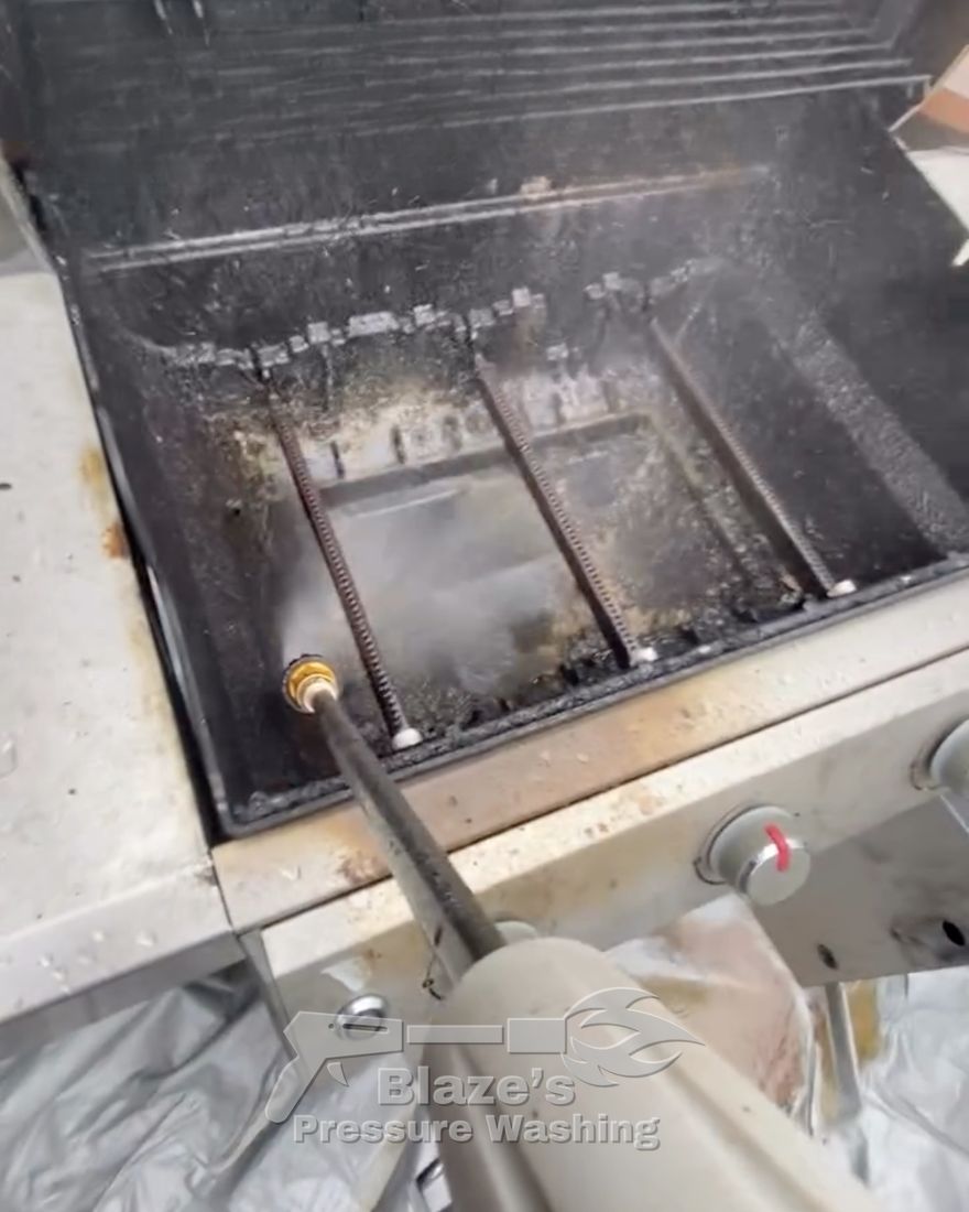 Grill after cleaning