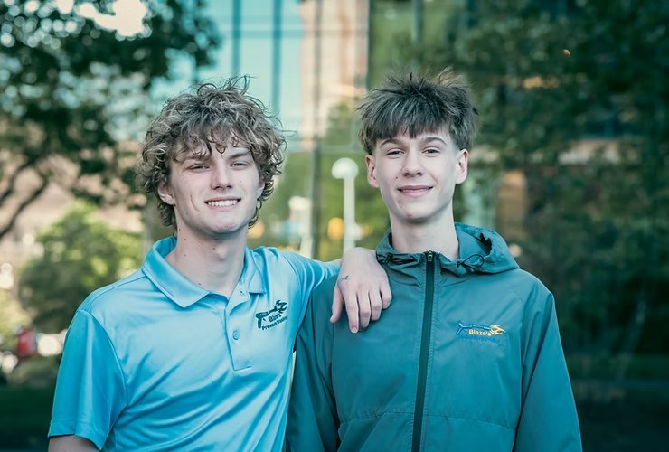 Clinton Sly and Blaise Bettancourt of Blaze's Pressure Washing